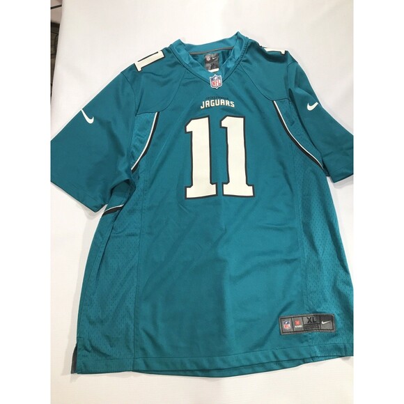 Nike Jacksonville Jaguars Blaine Gabbert Teal Jersey #11 Size XL - Picture 1 of 8